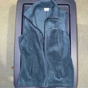 Columbia Blue Fleece Vest